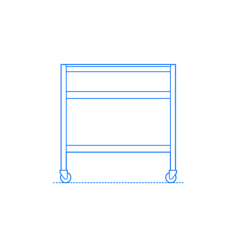 Furniture Kitchen Cart Ikea Bror Utility Cart Icon Svg Vector, Free Vectors File